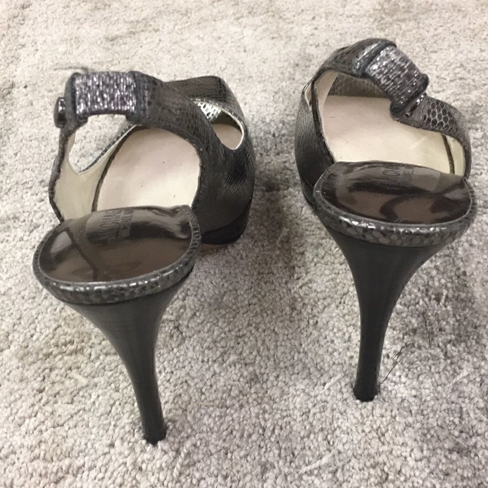 9 Silver Gray Sling Back Michael Michael Kors - Picture 3 of 8